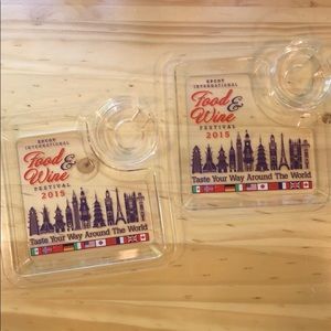Disney Epcot Food & Wine Festival 2015 Trays
